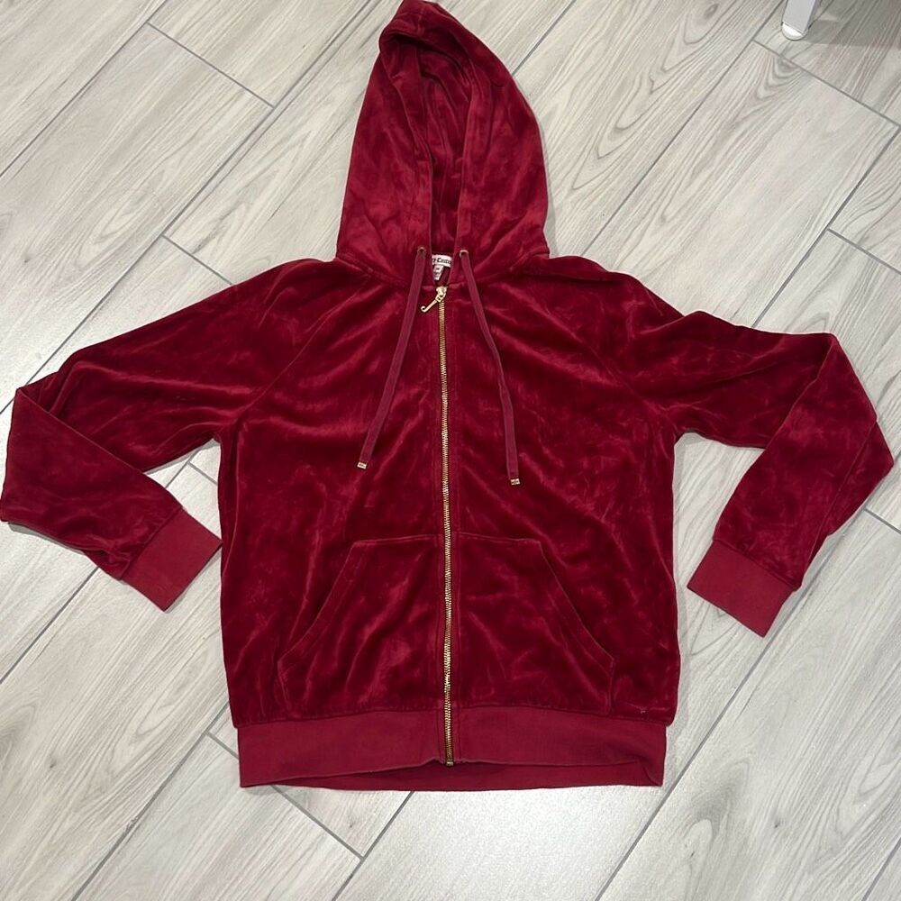 Juicy Couture Vintage Red Zipup Size Medium‎